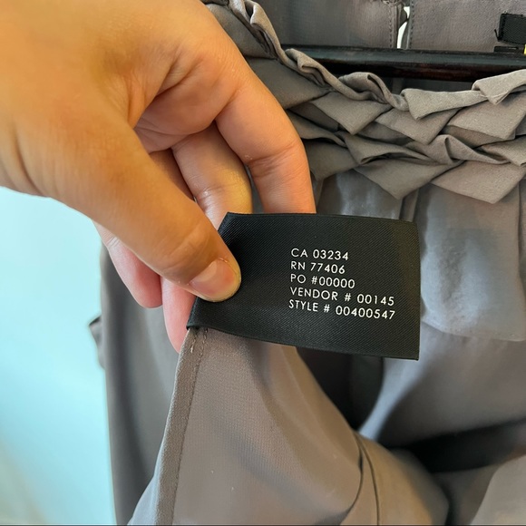 Club Monaco Silk Blouse | Taupe, S - Picture 5 of 5